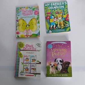 Lot Of 4 - Children's Book Collection of Animal Stories
